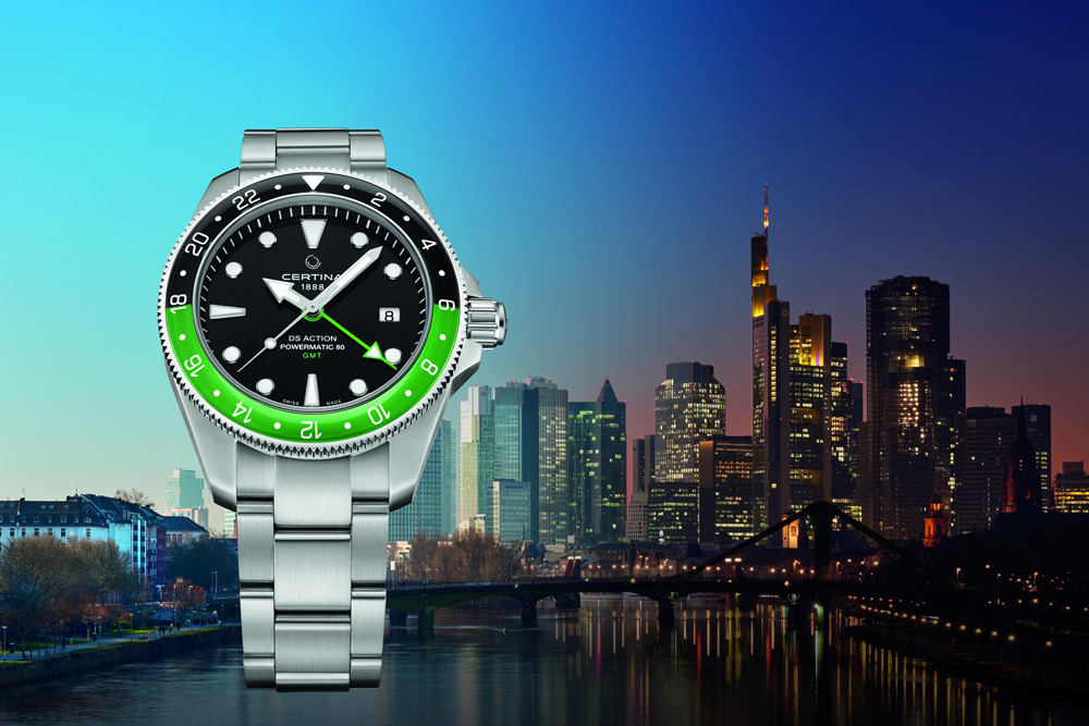 CERTINA DS Action GMT Powermatic 80 – die Uhr für alle, die Reisen und Abenteuer lieben